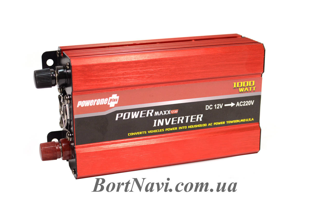 

Преобразователь инвертор 12V на 220V 1000W POWER ONE plus