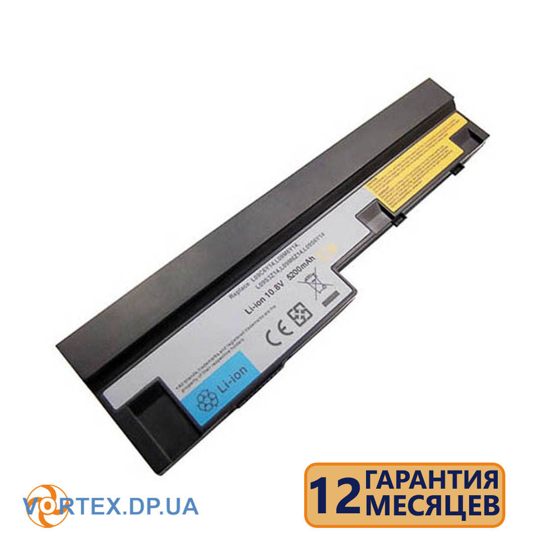 

Батарея для ноутбука Lenovo IdeaPad U165, U160, S205, S110. S100, S10-3 (L09C6Y14) 10.8V 5200mAh