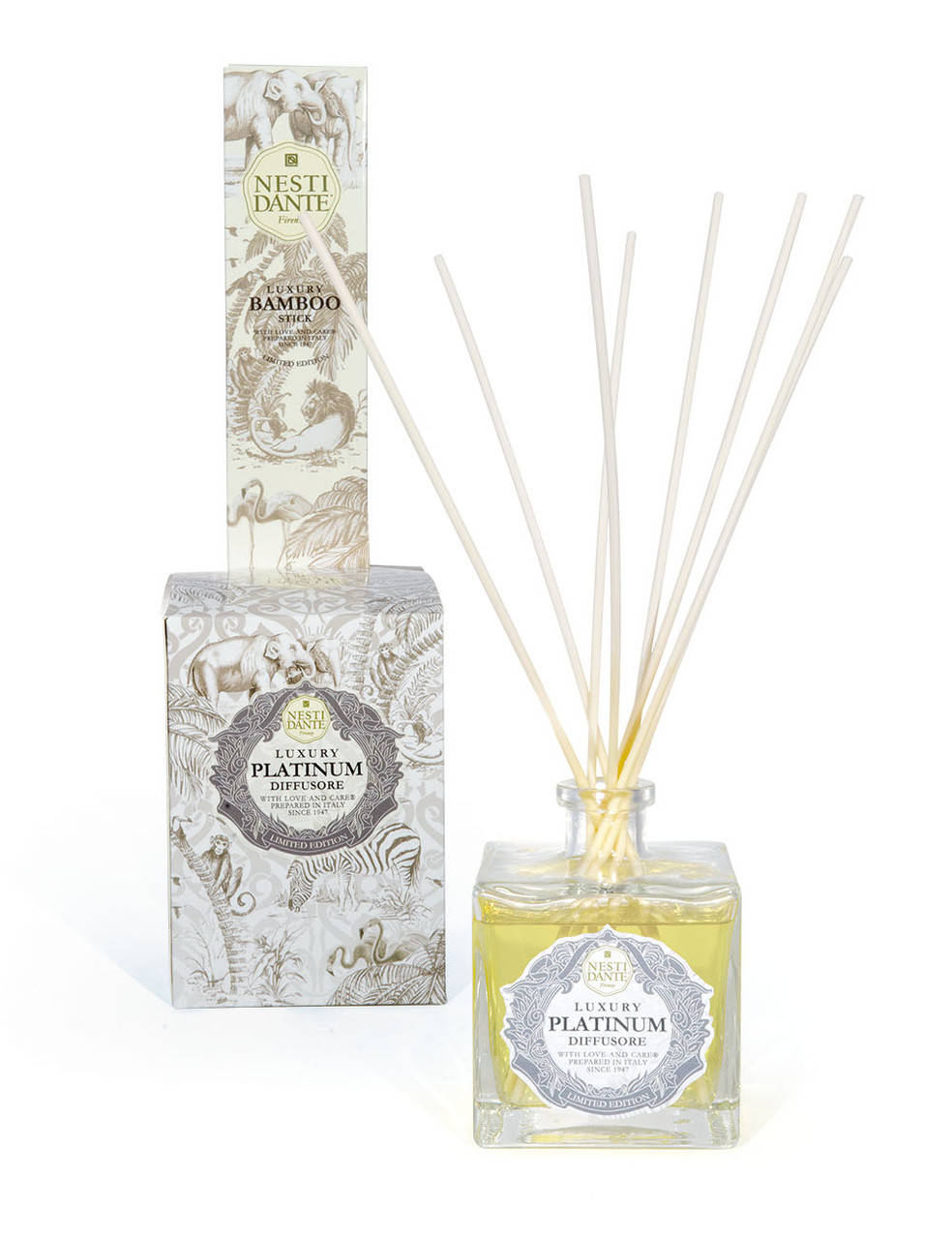 

Диффузор Nesti Dante Luxury Platinum Room Diffuser Платиновый 500 мл