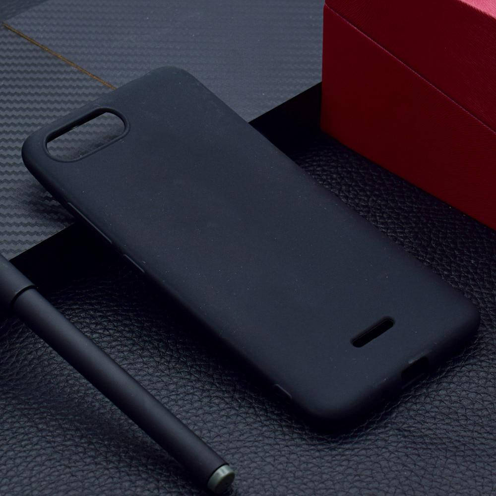 

Чехол Xiaomi Redmi 6A силикон soft touch бампер черный