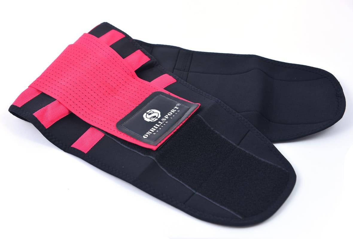 

Пояс-корсет для поддержки спины ONHILLSPORT ( черно-малиновый )