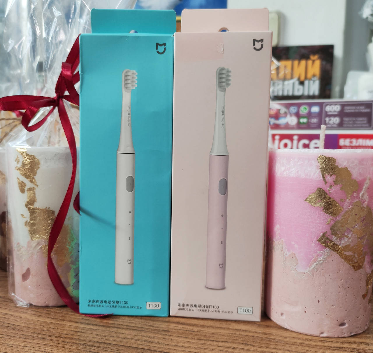 

Електрична зубна щітка Xiaomi Mijia Sonic Electric Toothbrush T100 MES603 Blue (NUN4097CN), Синий