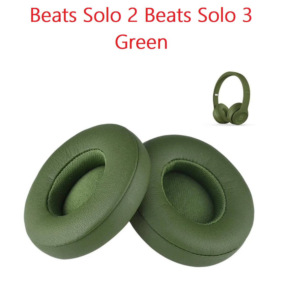 

Амбушюры для наушников Beats by Dr Dre Solo 2.0 On-Ear Beats by Dr Dre Solo 3.0 Wireless Цвет Зеленый Green