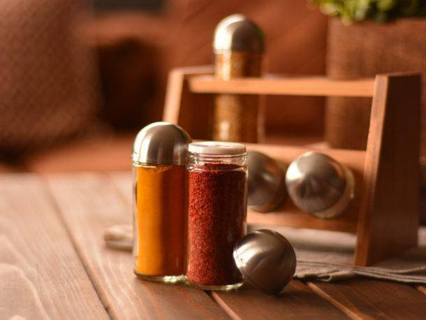 

Набор для специй на подставке OMS 9103-Lily 7 предметов, Разные цвета