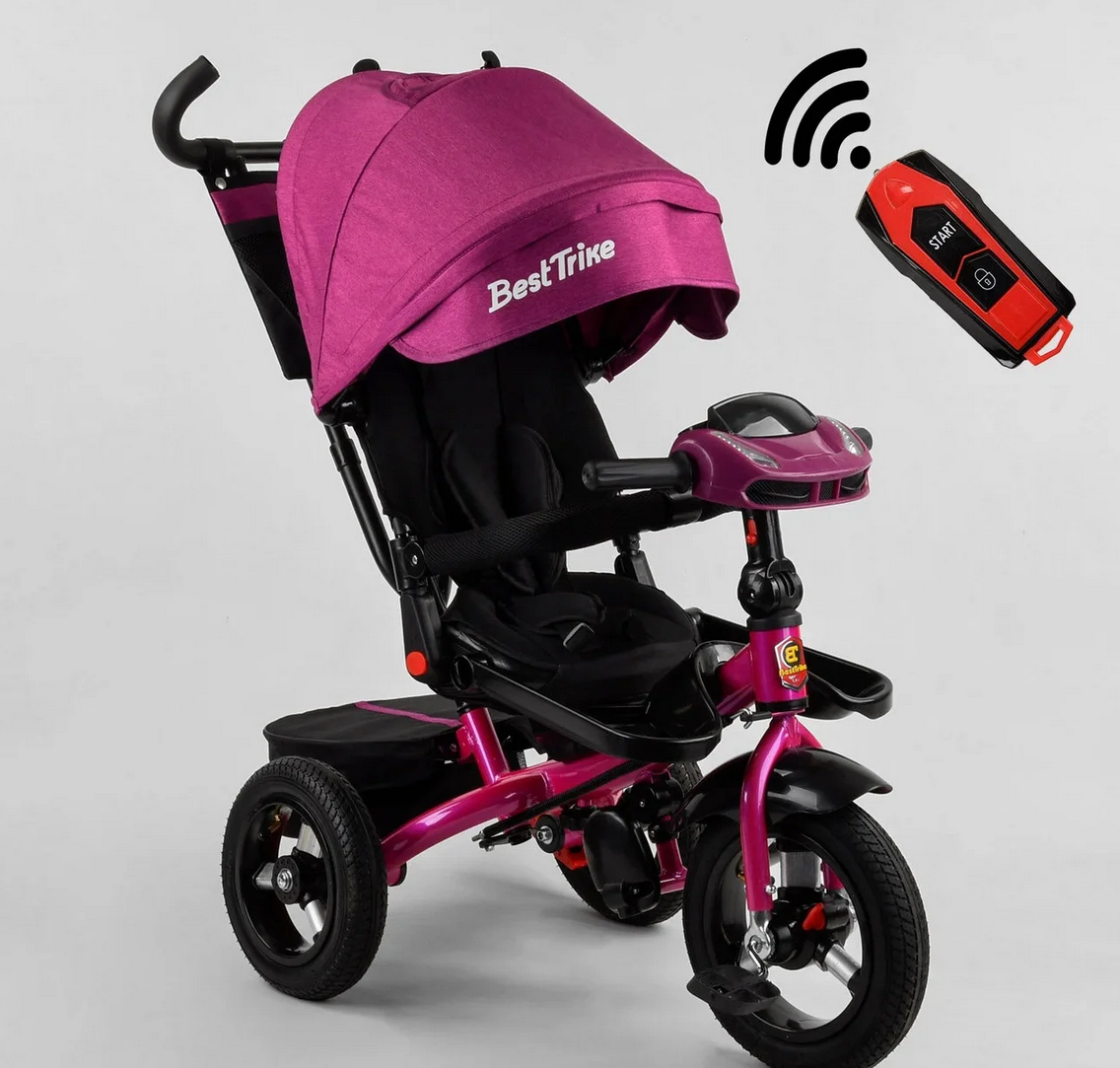 

Трехколесный велосипед Best Trike (6088 F - 702-33) с пультом, Розовый