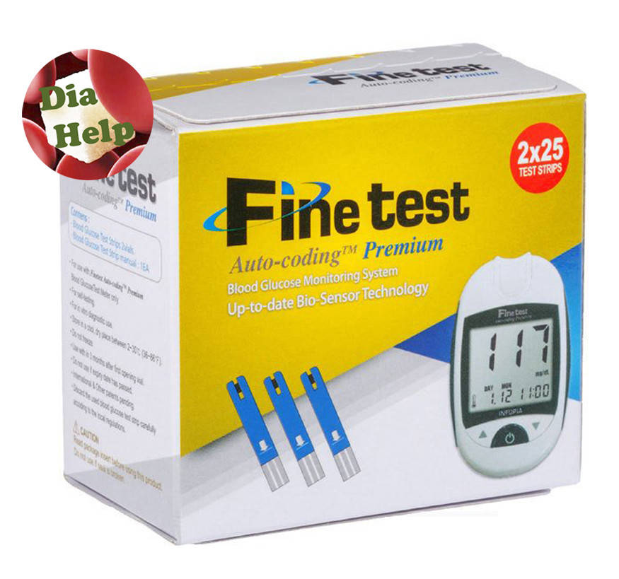 

Тест-полоски Файнтест Премиум (Finetest Premium) 50 штук