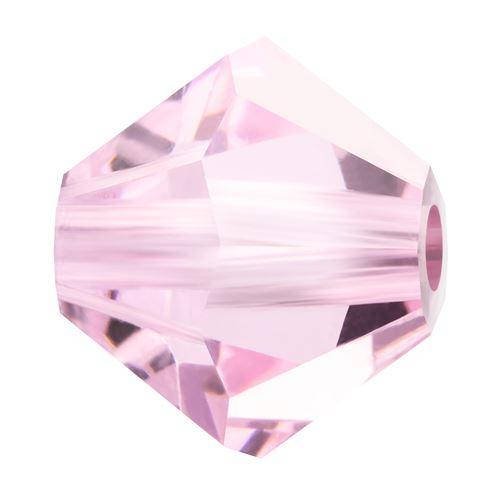 

Хрустальные биконусы Preciosa (Чехия) 5 мм Pink Sapphire, Розовый