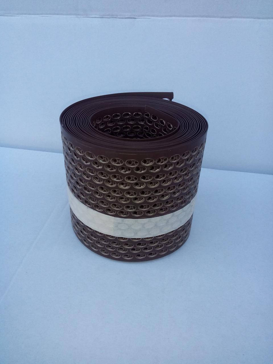 

Карнизная вентиляционная решетка Supernova лента свеса ПВХ коричневая 100*5000