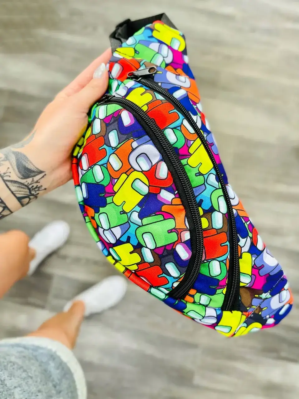 

Бананка Among Us Детская | Мужская | Женская яркая цветная v 2, Разные цвета