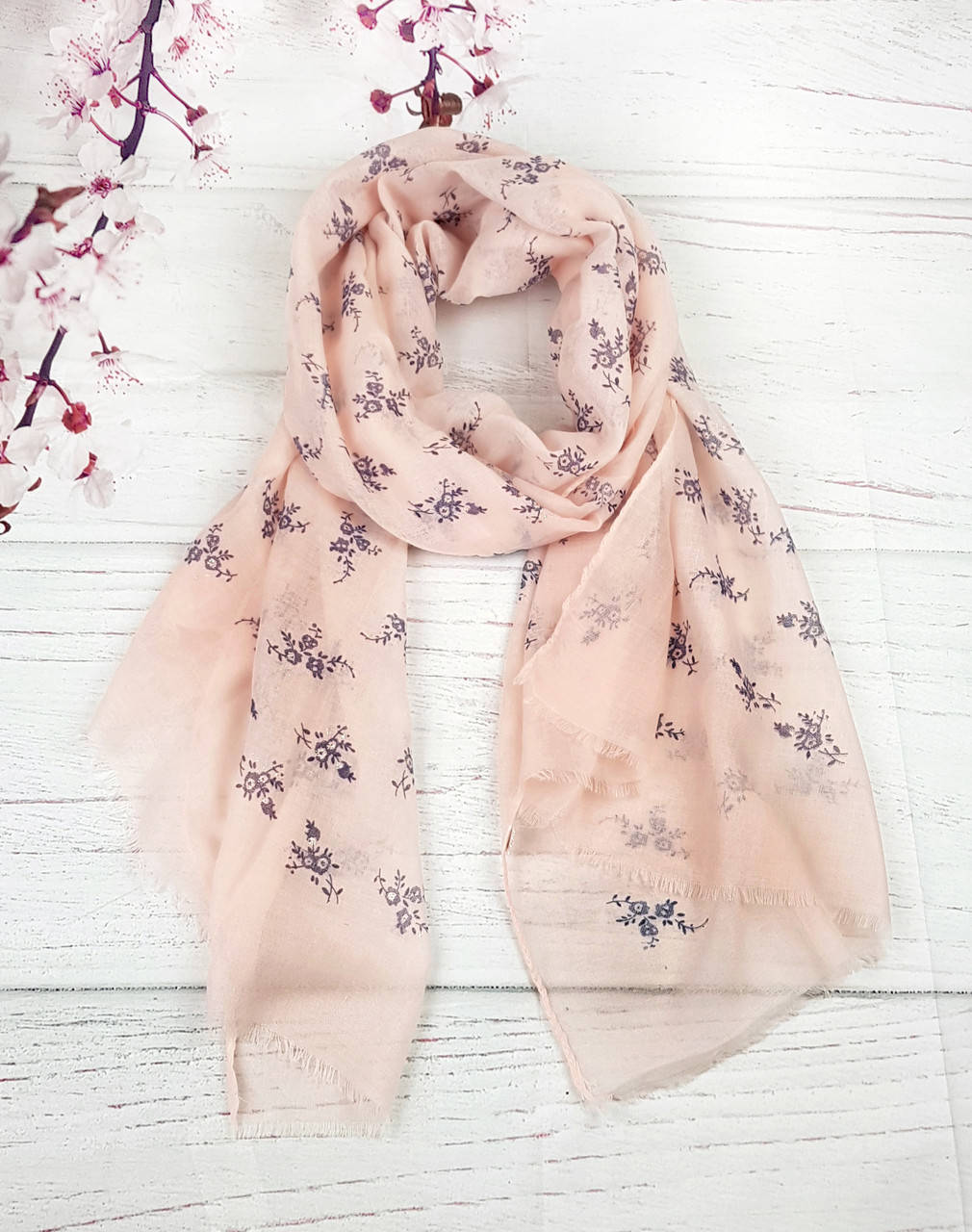 

Шарф женский тонкий Астро, вискоза/напыление, Персиковый