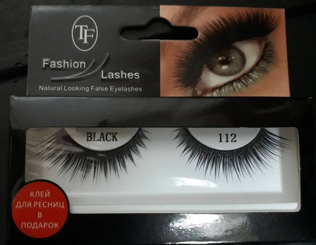 

Накладные ресницы TF Fashion Lashes 112, Черный