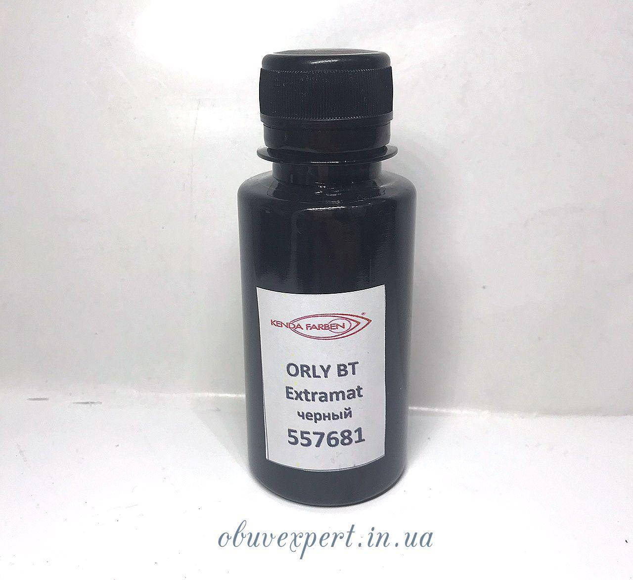 

Фарба для урізу шкіри Orly BT Extramat 557681 чорний екстра мат, 100 мл, на водній основі, Черный
