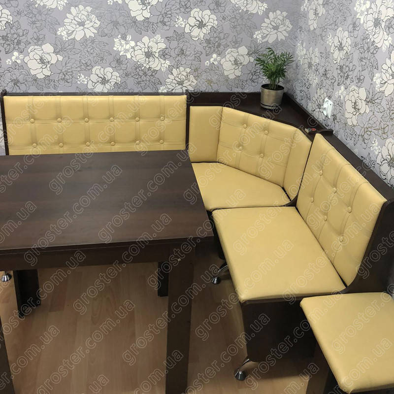 

Кухонный уголок Маршал с раскладным столом и табуретами