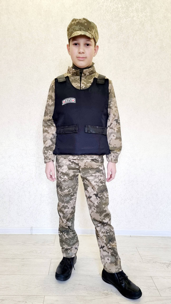 

Детский карнавальный костюм военного
