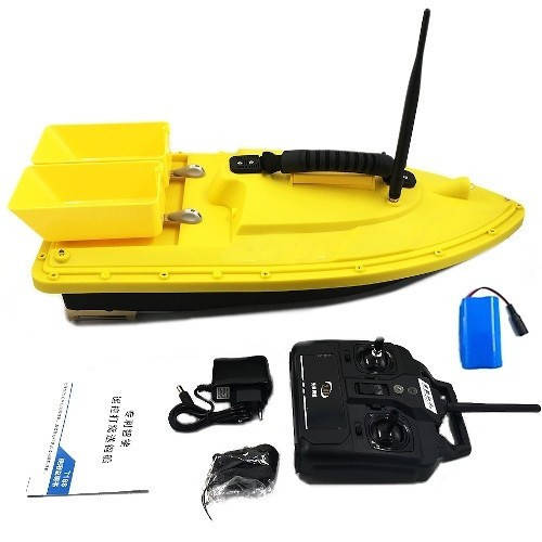 

Кораблик для завоза прикормки катер Lingboxianzi T188 1.5кг 500м, желтый, 105699