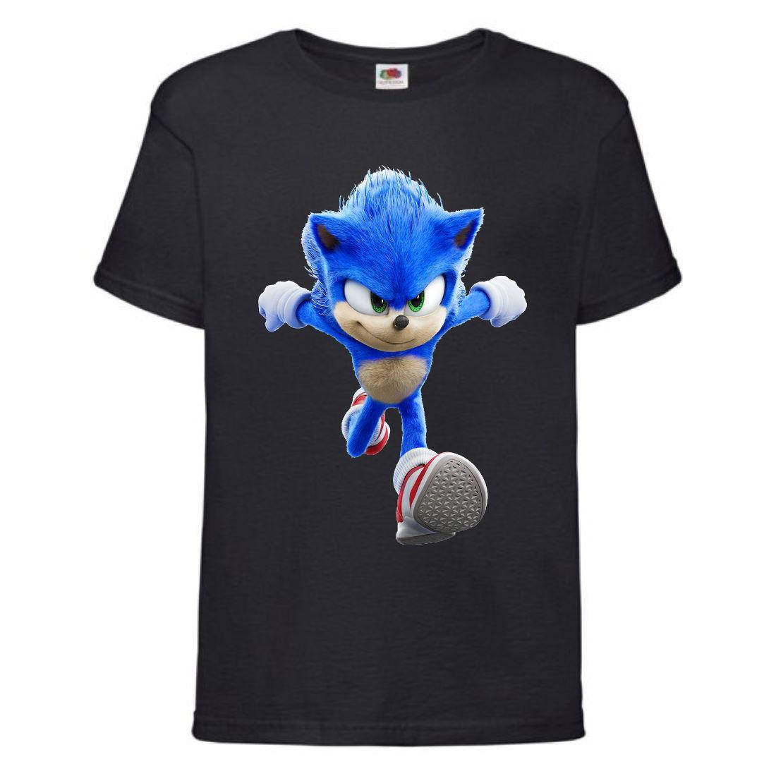 

Футболка детская Соник (SONIC) черная (snc blc-7)