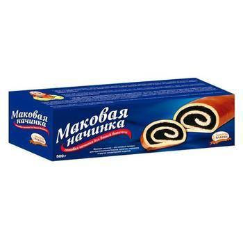 

Маковая начинка "SantaVita Bakers" 500г.