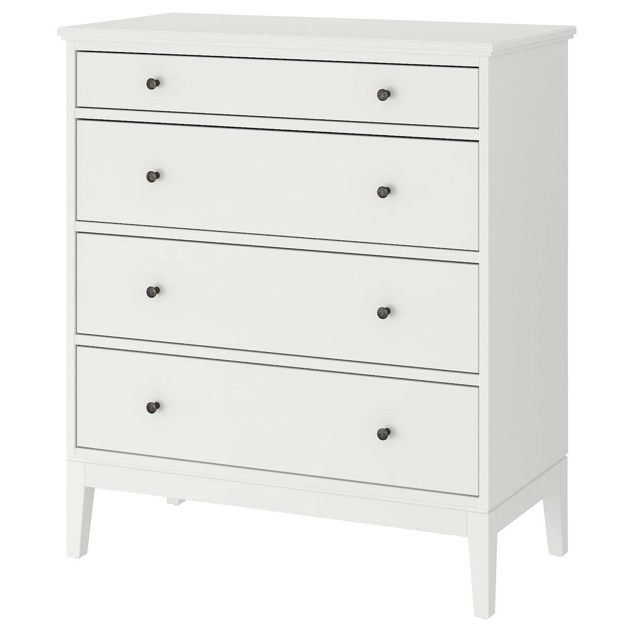 

IKEA IDANÄS Комод с 4 ящиками, белый (104.587.67)