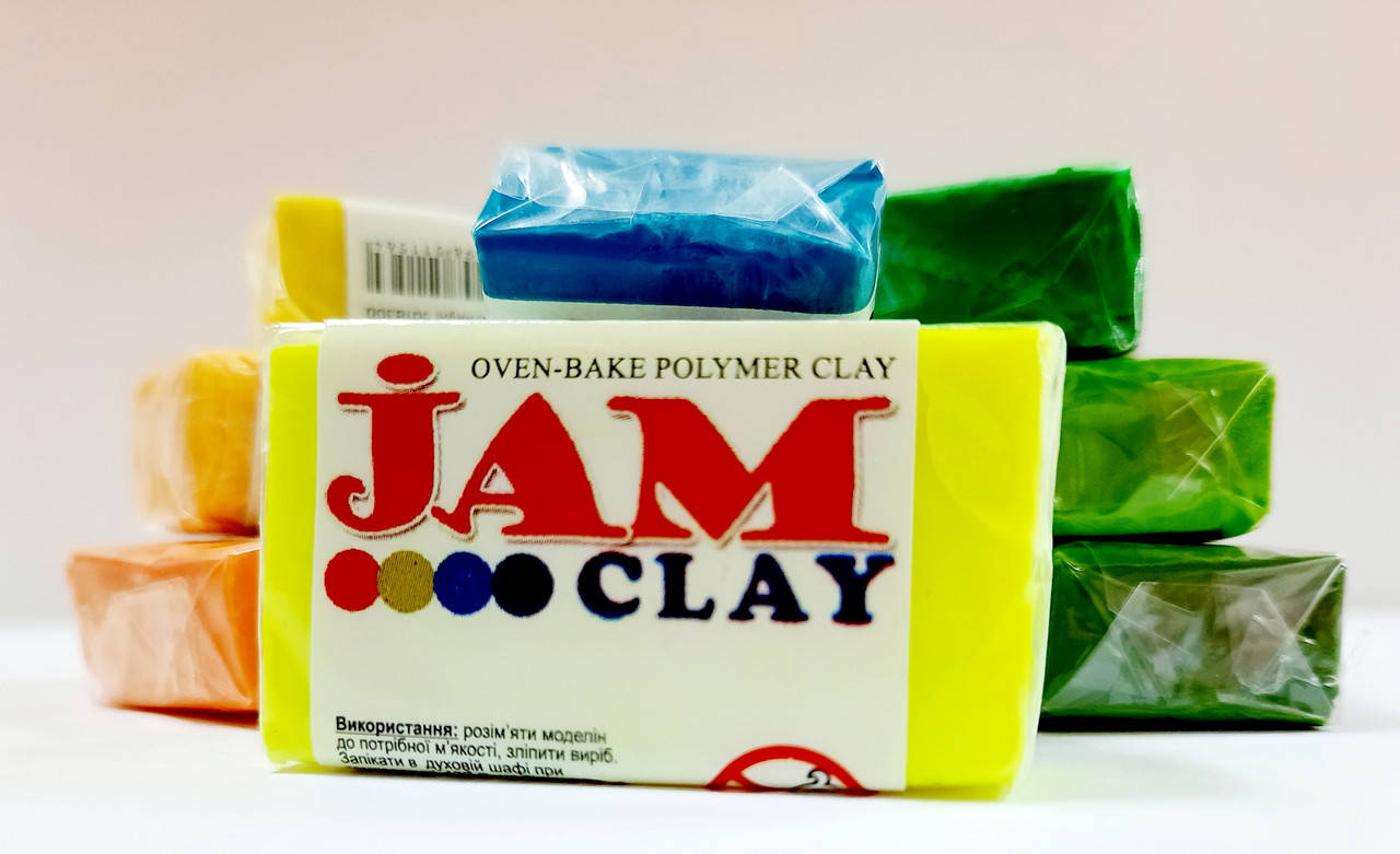 

Пластика Jam Clay, Лимонна крапля, 20г