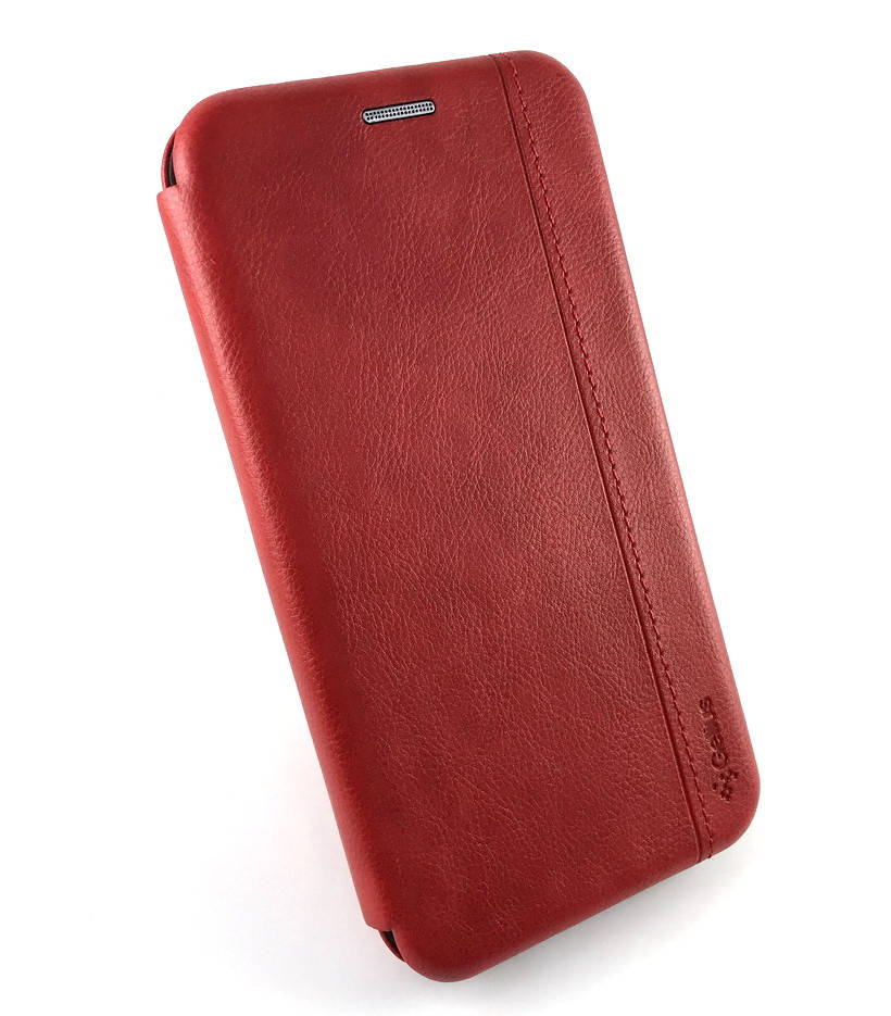 

Чехол на iPhone 11 книжка боковой с подставкой противоударный gelius Leather красный