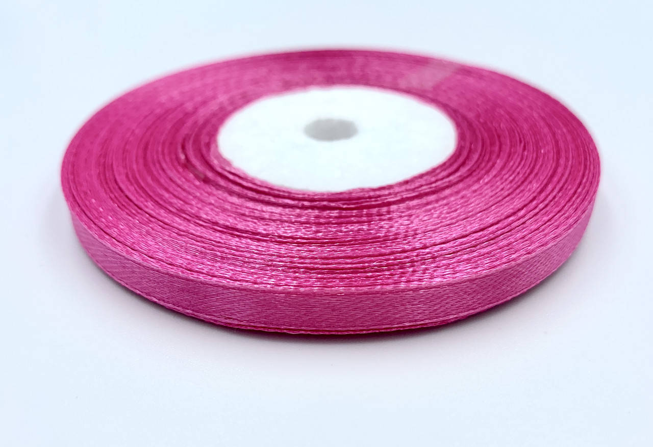 

Лента атласная 0,5см / 33метра «Спелая Малина »