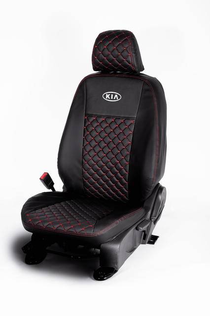 

Чехлы на сиденья КИА Спортейдж 4 (KIA Sportage 4) (модельные ромбы с логотипом)