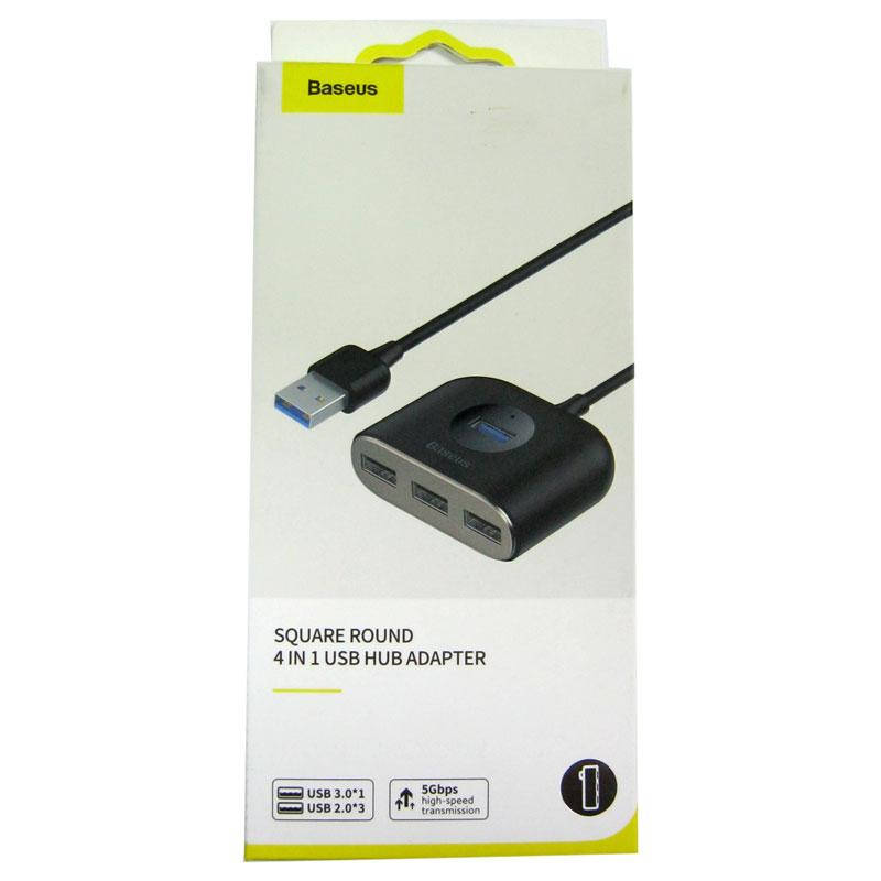 

Концентратор USB3.0 Baseus 4port; (1USB 3.0 +3USB2.0) , 1.0м