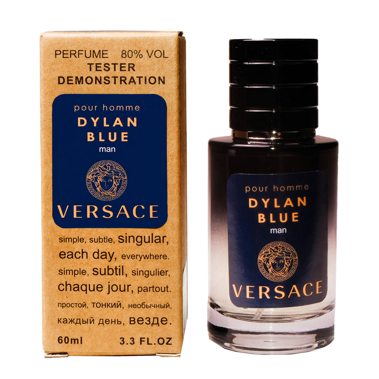 

Versace Dylan Blue Pour Homme TESTER LUX, мужской, 60 мл