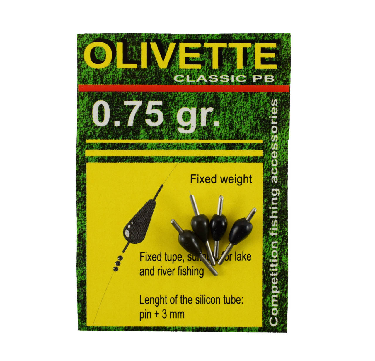 

Груз-оливка Olivette (глухая) 0.75 гр.