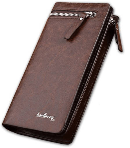 

Портмоне мужской клатч кошелек Baellerry Italia Коричневый