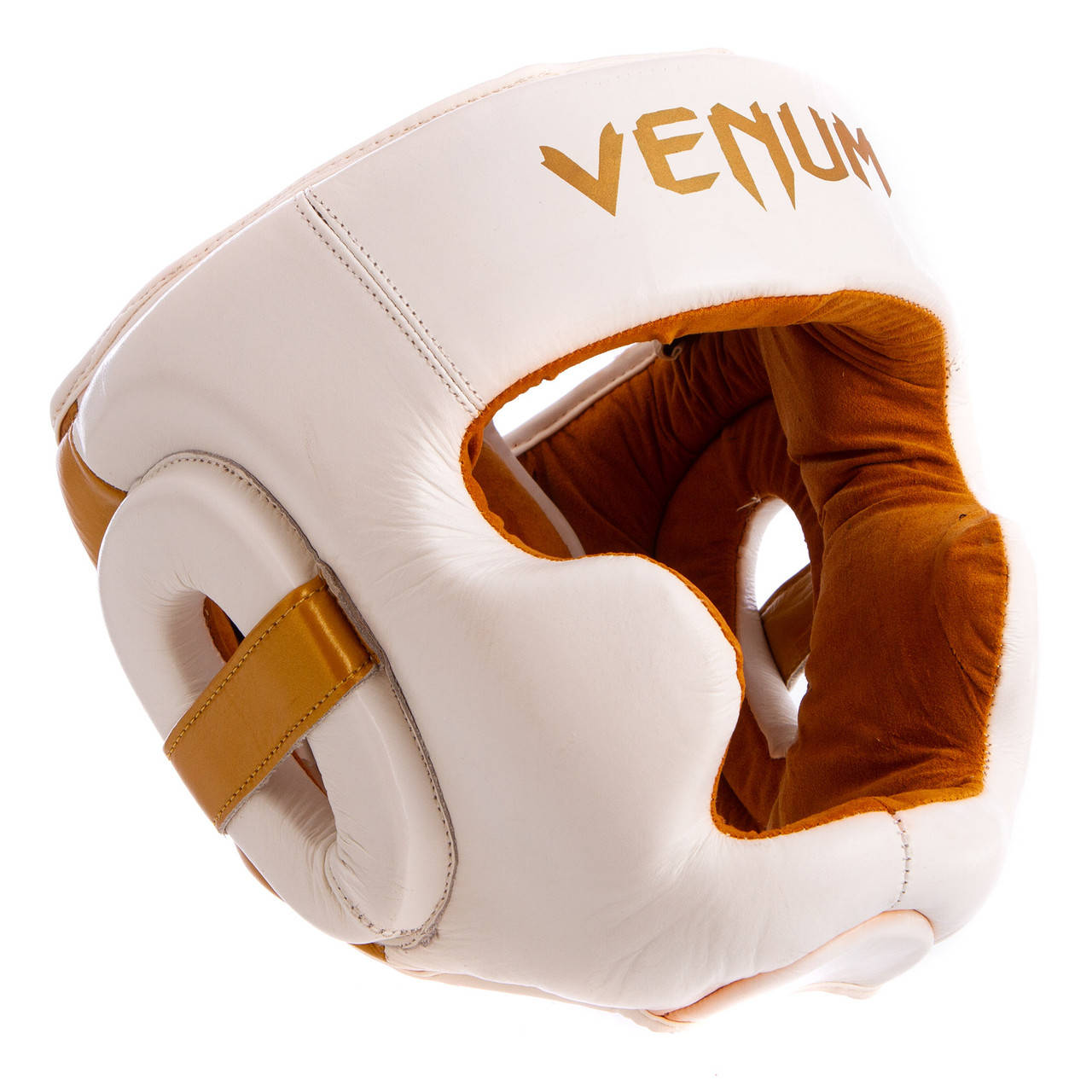 

Шлем боксерский с полной защитой кожаный VENUM ELITE VL-8312 М-XL