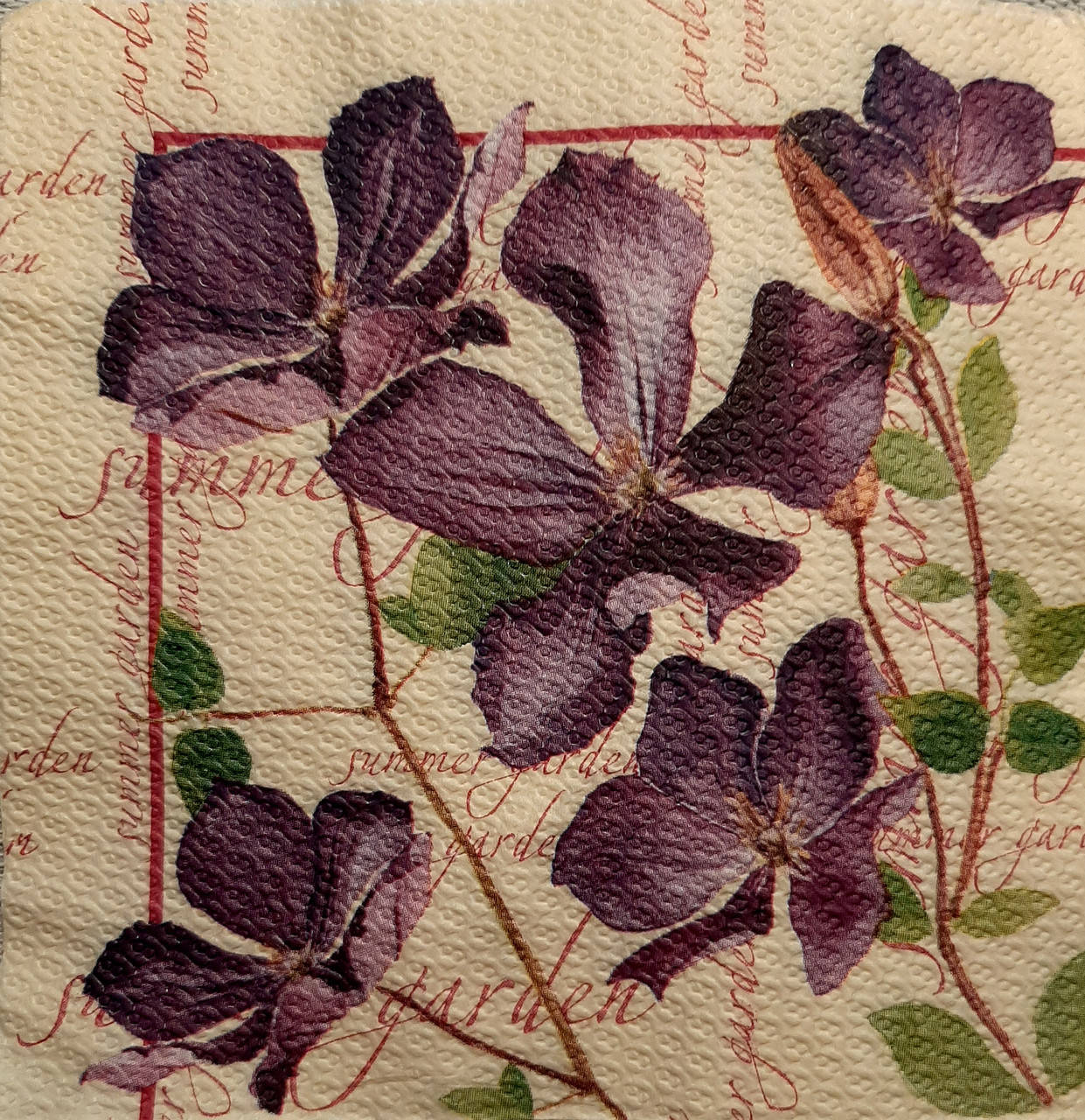 

Салфетка для декупажа ЦРН-77, 33х33см