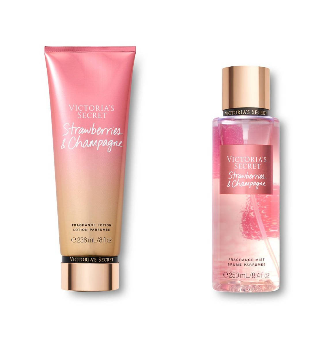 

Набор спрей и лосьон Strawberries & Champagne от Victoria’s Secret
