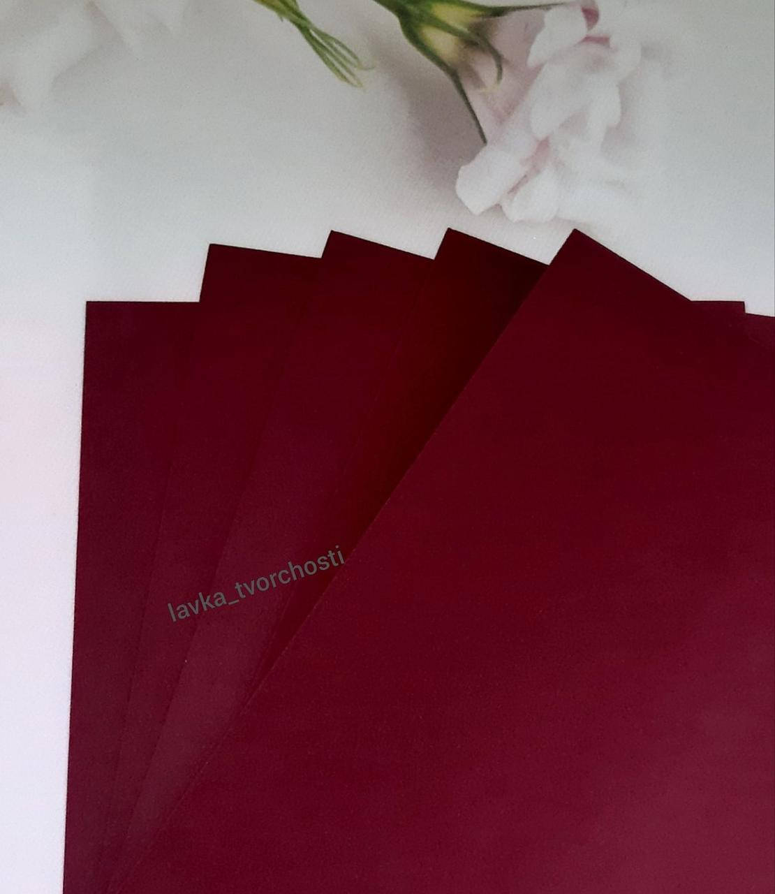 

Фоамиран 2мм бордовий