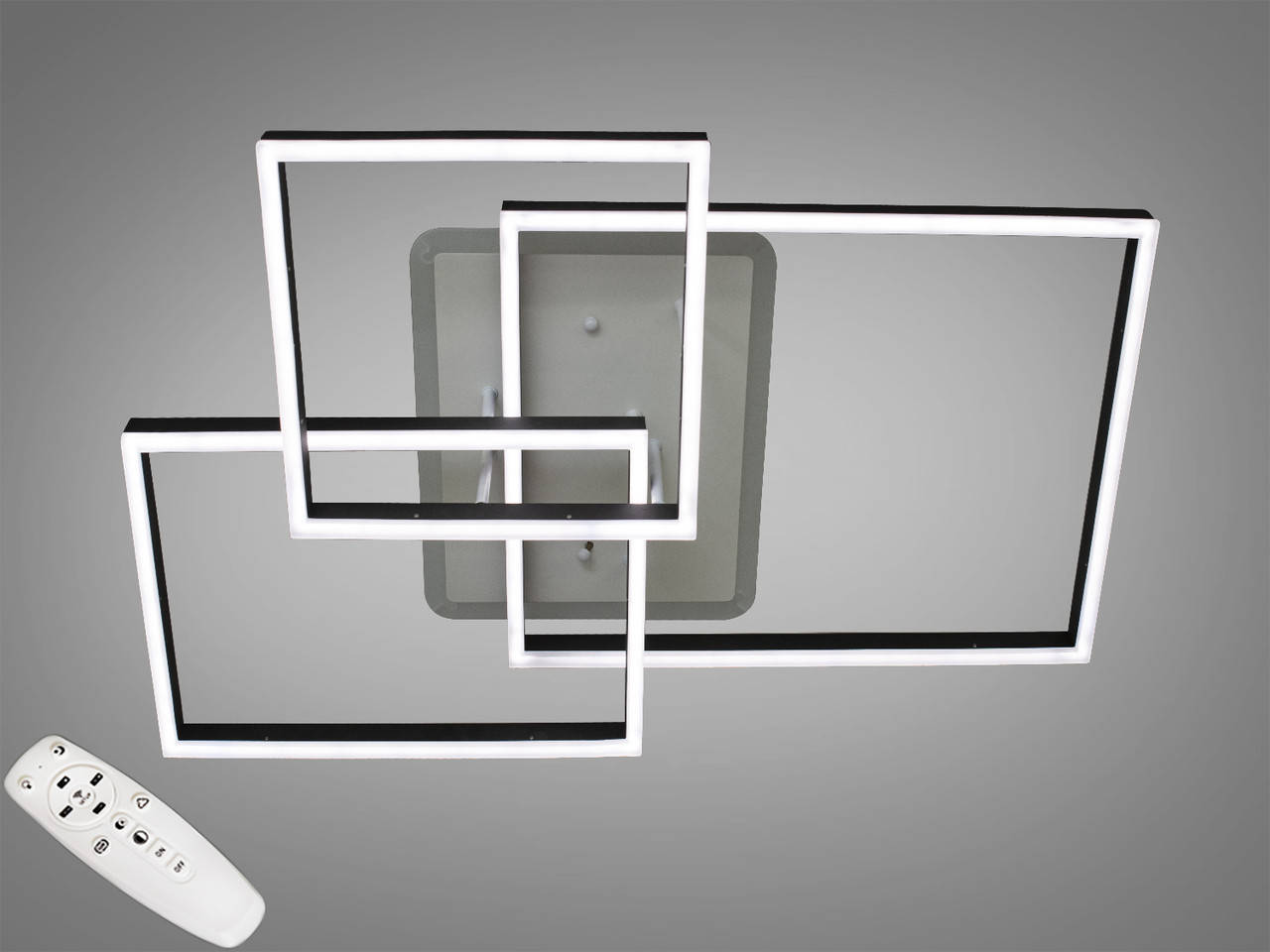 

Потолочная светодиодная люстра с диммером 7009BK LED 3color dimmer