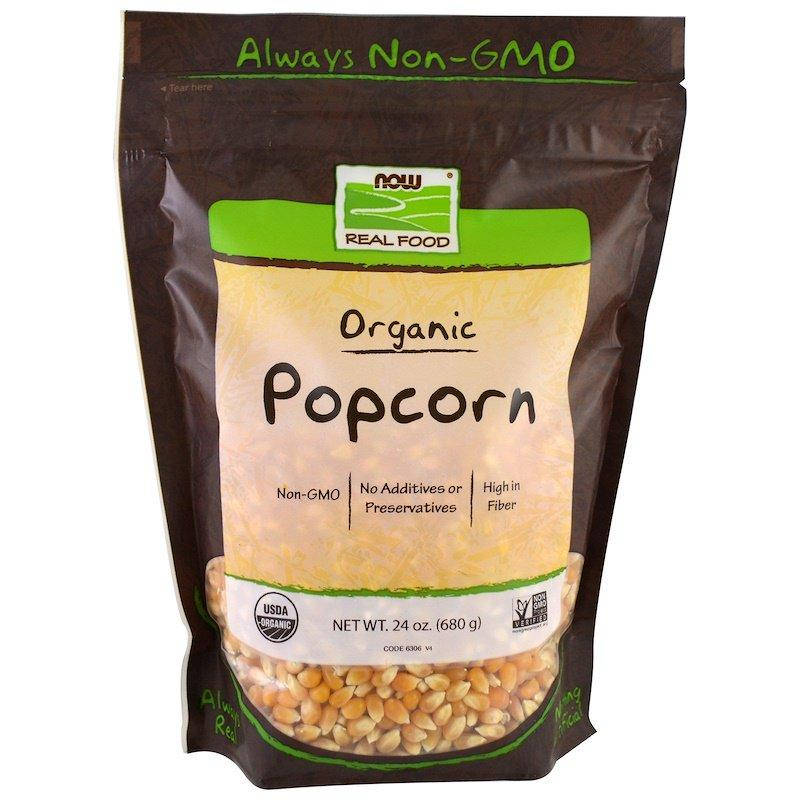 

Органический попкорн NOW Foods, Real Food "Organic Popcorn" (680 г)