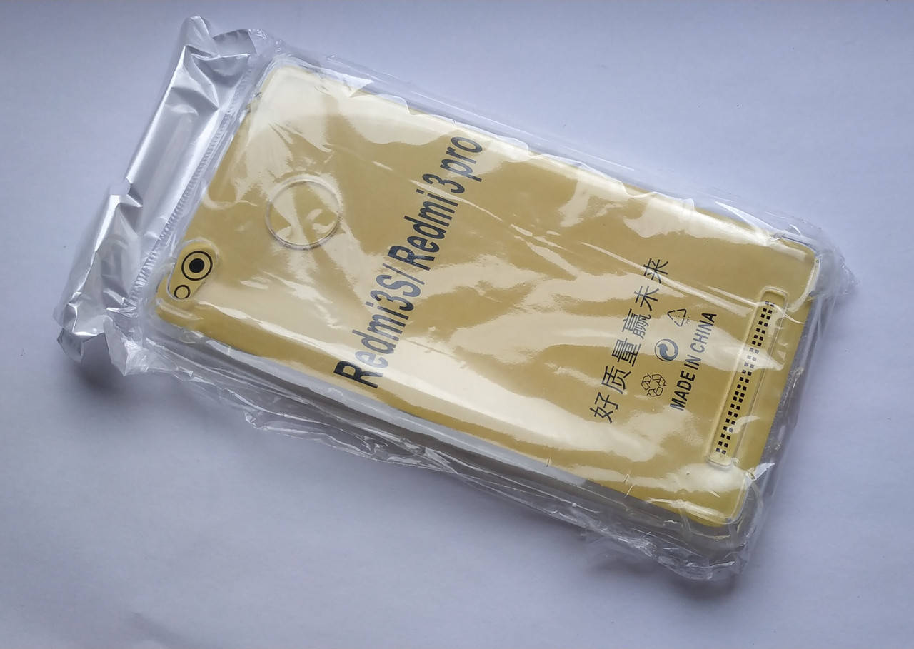 

Силиконовый чехол для Xiaomi Redmi 3s / 3pro с усиленными углами
