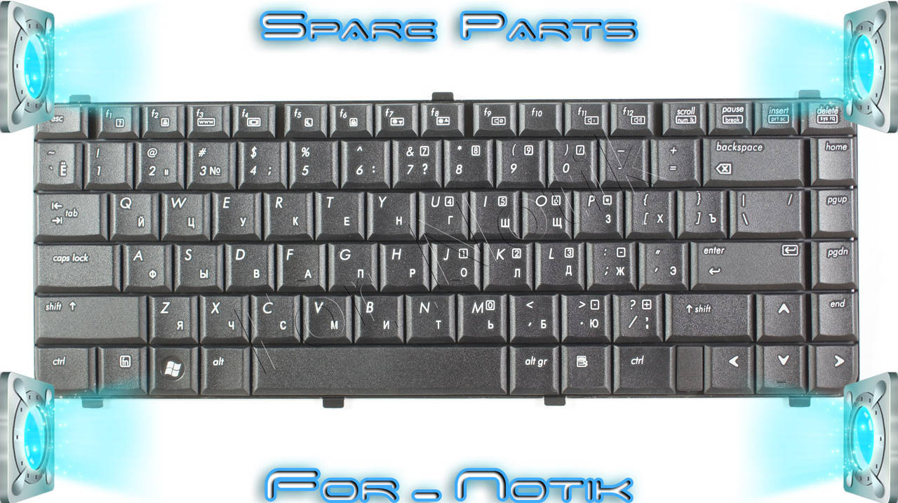 

Клавиатура для ноутбука HP (Compaq: 511, 515, 516, 610, 615, 6530S, 6535S, 6730S, CQ510, CQ610, CQ615) rus,