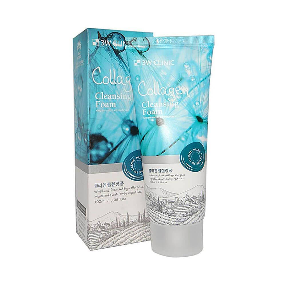 

Пенка для умывания с коллагеном 3W Clinic Collagen Cleansing Foam