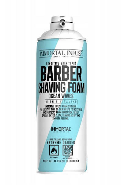 

Пінка для гоління IMMORTAL Immortal Infuse Barber морський бриз 500 мл