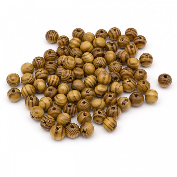 

Бусины Деревянные, Круглые, Коричневый, 10мм, Отв. 4мм, 75шт/25г