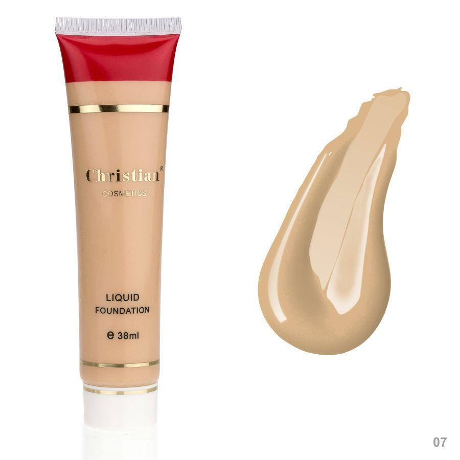 

Тональная основа для лица Christian Liquid Foundation SPF10 LF 01 № 07 Теплый Бежевый