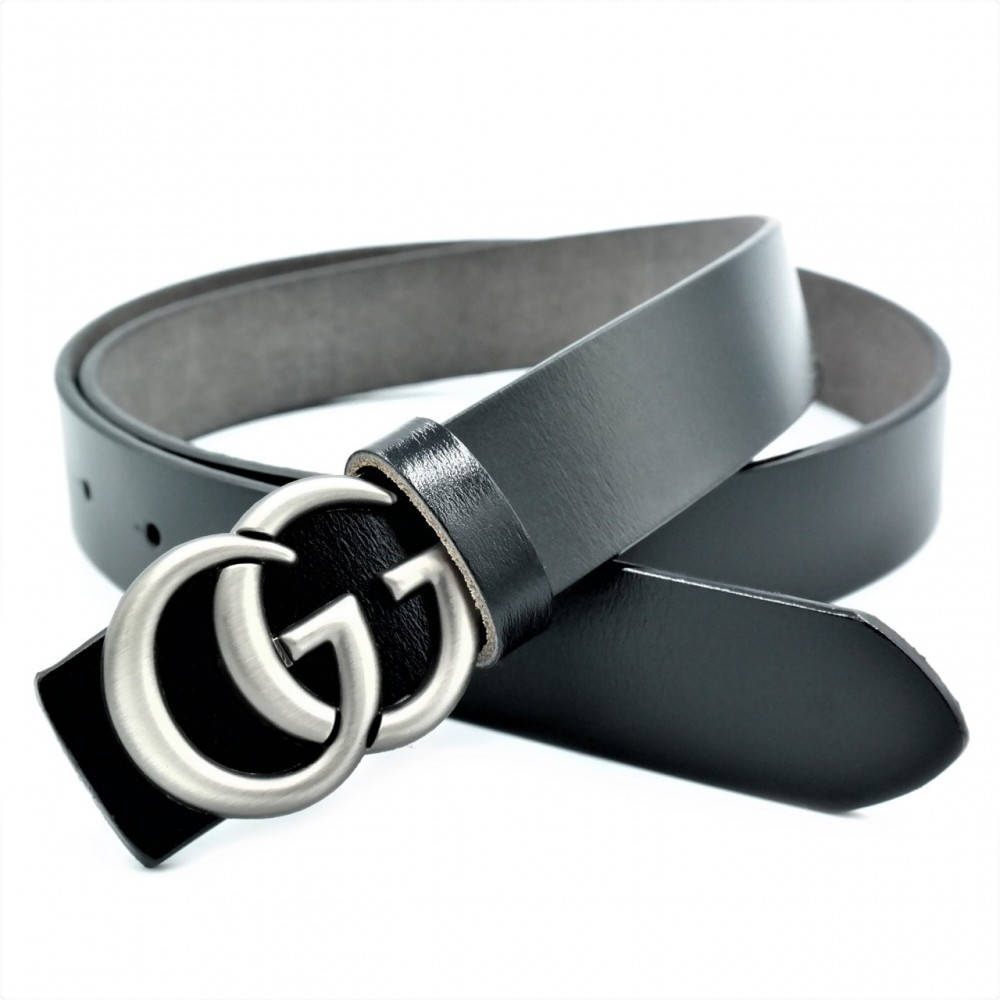 

Ремень женский кожаный Гуччи Чёрный