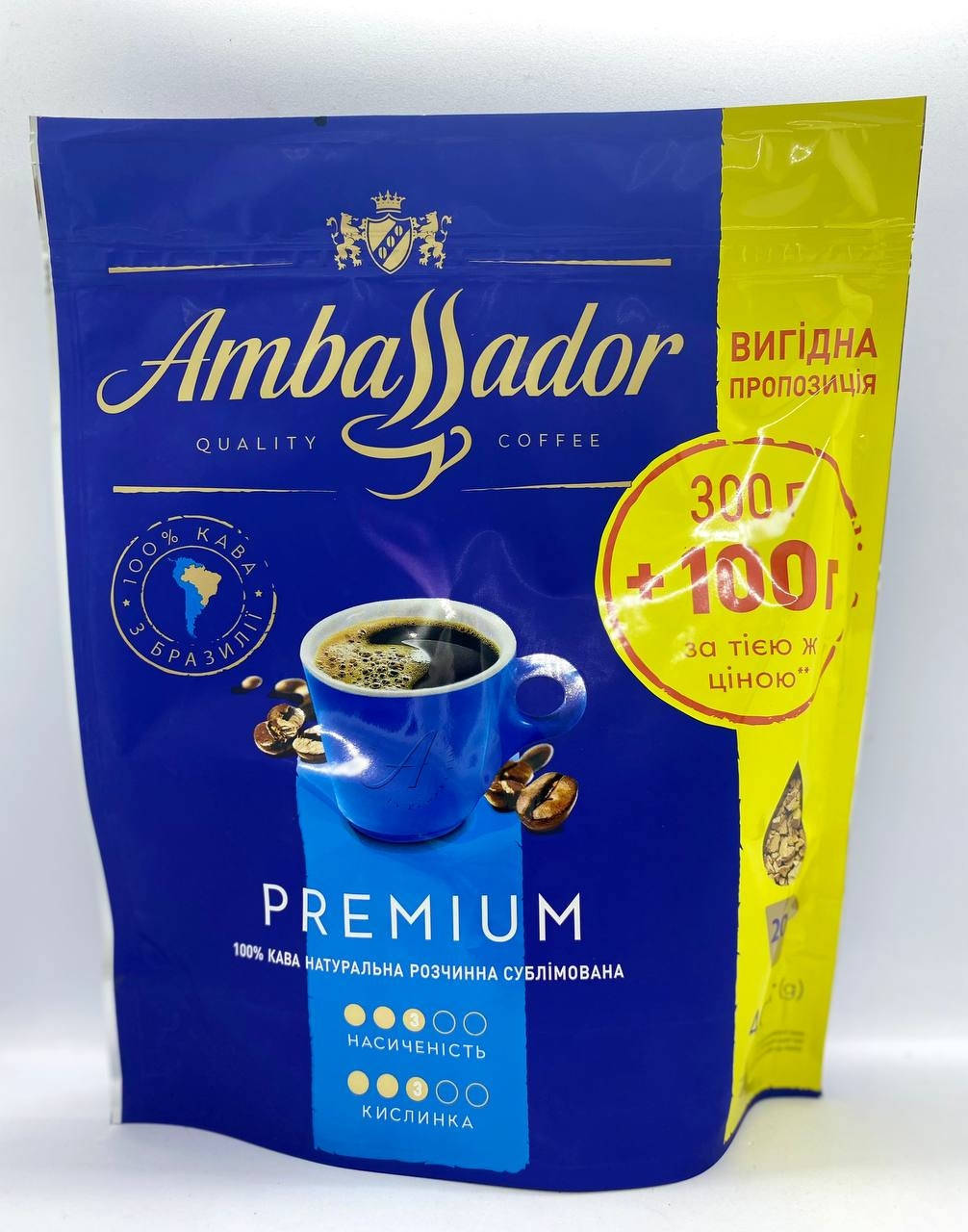 

Кава розчинна "Ambassador Blue Label" 400г