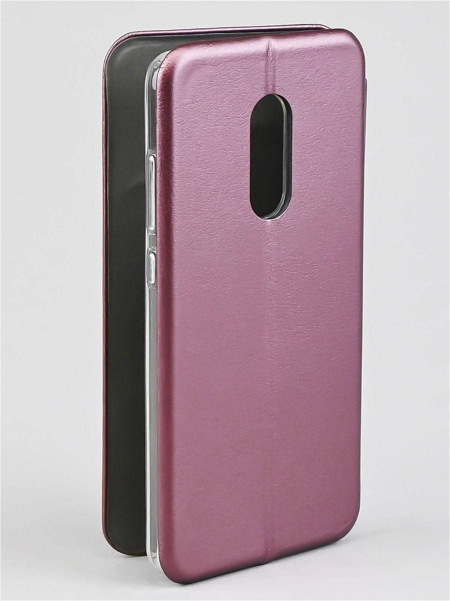 

Чехол книжка для Redmi Note 4 / Чехол книжка для Редми нот 4 (бордовый цвет) на магните с отделом для карт