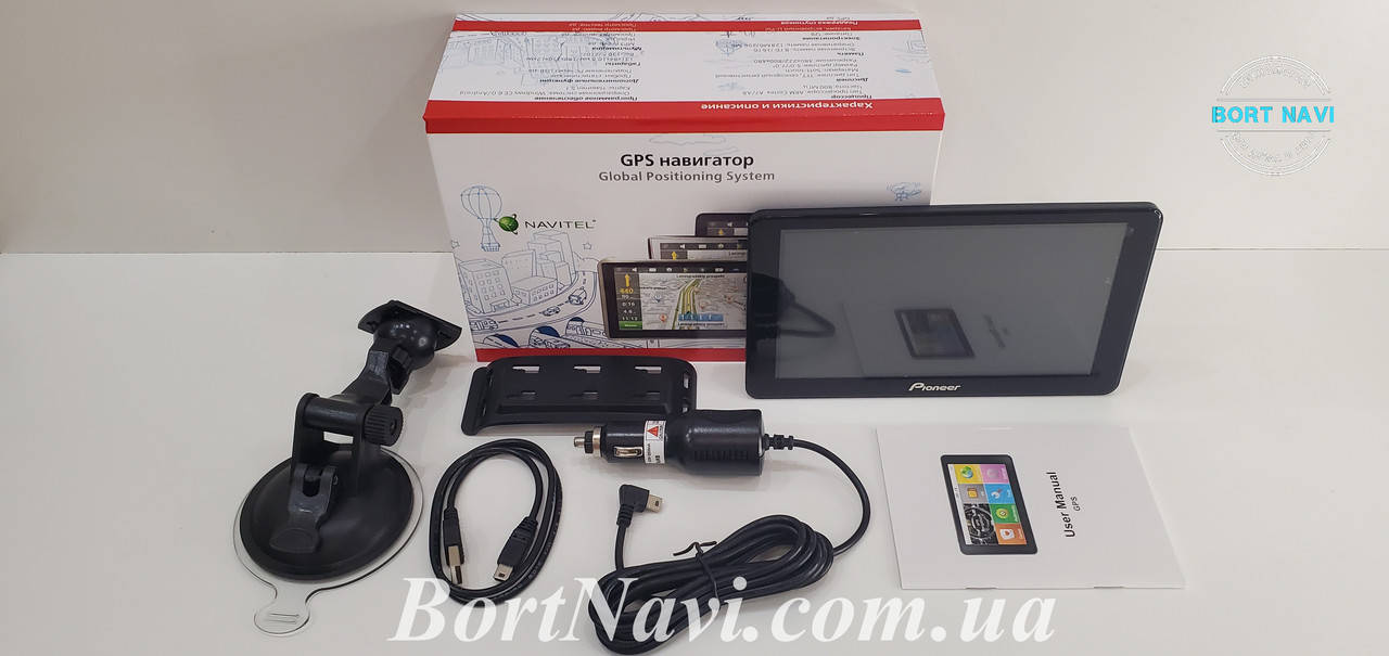 

GPS навигатор Pioneer 7" PI 7009 Multitach / IGO Европа Грузовой Новинка 2021 год!