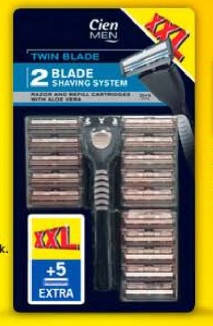 

Станки для бритья Cien Men twin blade 20+5 шт
