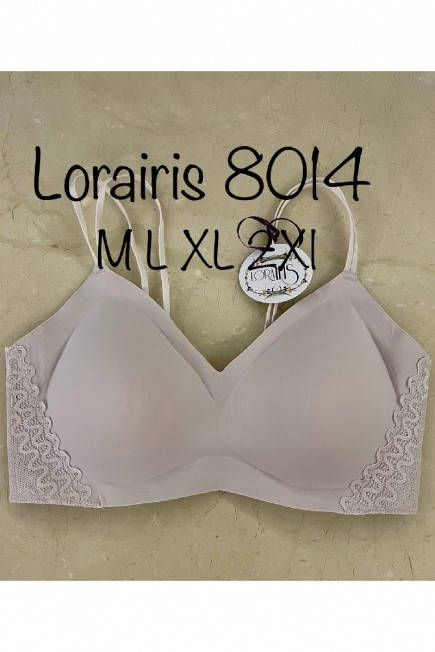 

Бюстгальтер-топ бесшовный LORA IRIS 8014 пудровый XL
