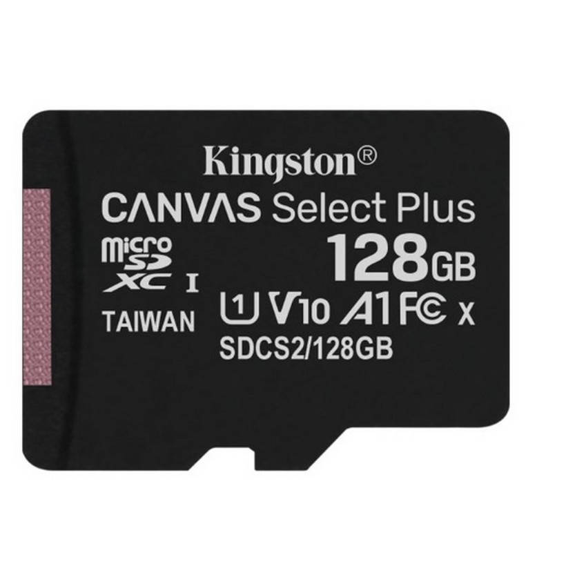

Карта памяти Kingston 128GB Canvas Select Plus R100MB/s MicroSDXC UHS-I Class 10 (SDCS2/128GBSP)