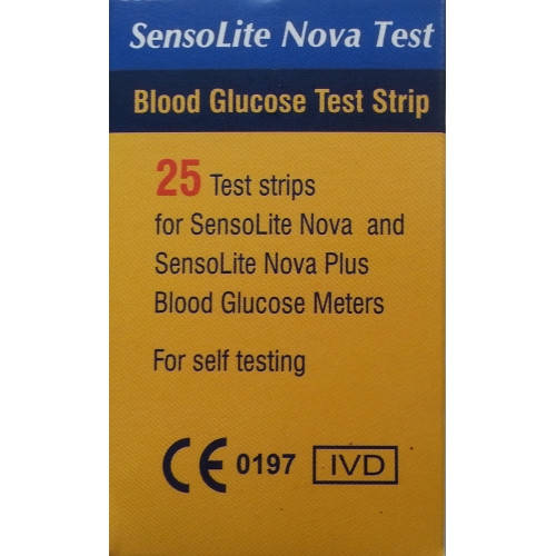 

Тест-полоски SensoLite NovaTest 25шт в уп